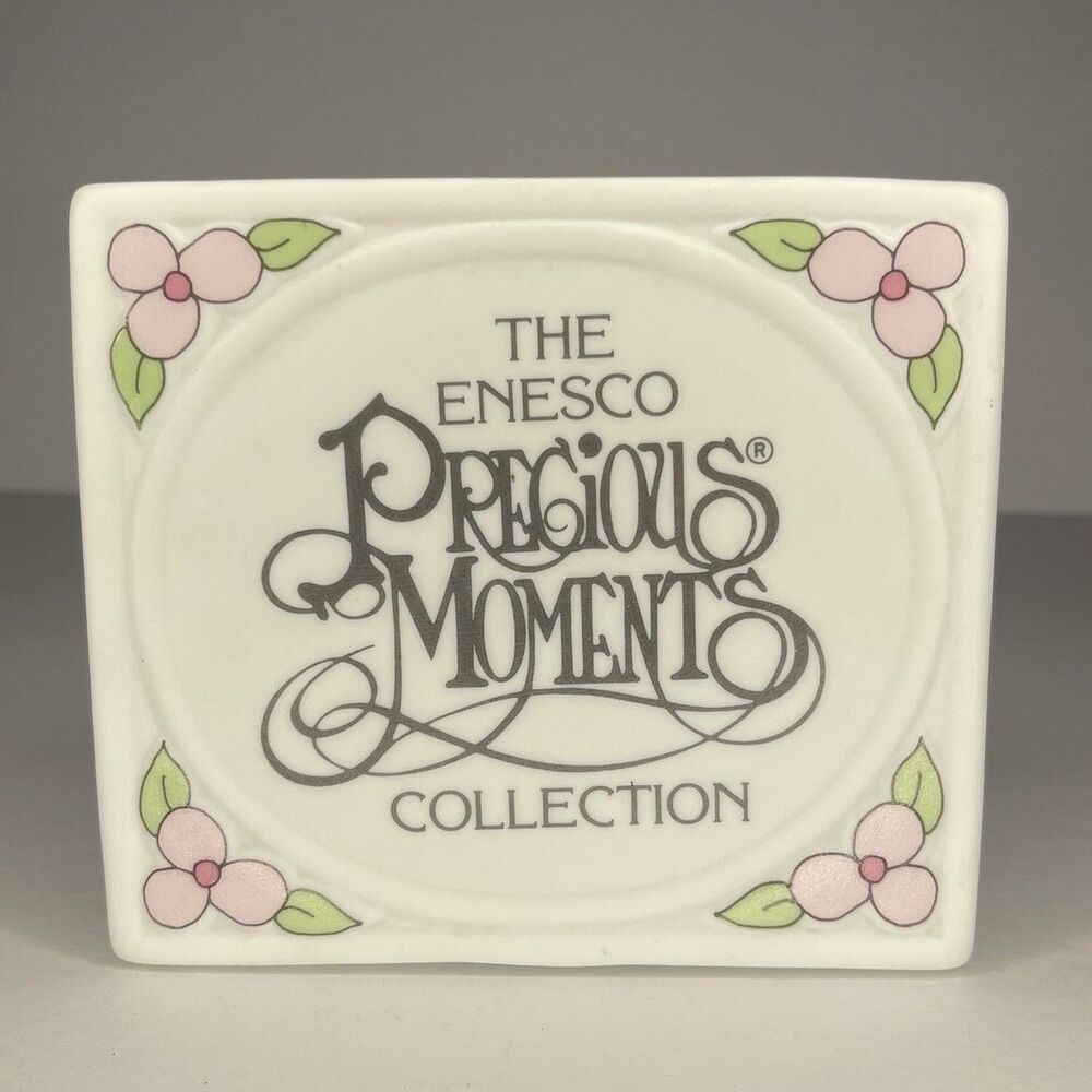 1990 The Enesco Precious Moments Collection Porcelain Retail Display Sign No Box